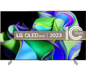 LG OLED42C34LA 42" Smart 4K Ultra HD HDR OLED TV, 5 year Guarantee (£150 Currys Gift Card & £50 Old TV Trade In Available) Free C&C