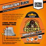 Gorilla Tape black 32 m. £7.99 / £7.59 Subscribe & Save @ Amazon