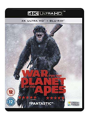 War For The Planet Of The Apes 4k Ultra-HD [Blu-ray] [2017] - Sold by Champion Toys