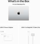 MacBook Pro, Apple M3 Pro Chip 11-Core CPU, 14-Core GPU, 18GB RAM, 512GB SSD, 14 Inch Silver