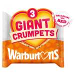 Warburtons 3 Giant Crumpets - 75p @ Morrisons