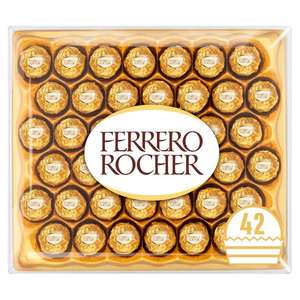 Ferrero Rocher Rocher Gift Box of Chocolate 42 Pieces 525g for £10.50 Asda