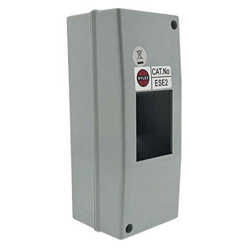 Wylex ESE2 Insulated Electrical Circuit Breaker Enclosure - 2 Module, white