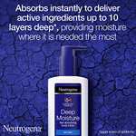 Neutrogena Deep Moisture Fast Absorbing Body Lotion 24 Hour Moisturisation (Packaging may vary), 400 ml
