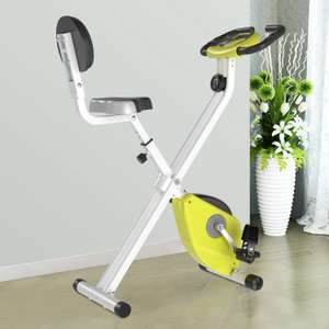 Magnetic Resistance Foldable Exercise Bike - Yellow £67.99 free delivery @ The Range