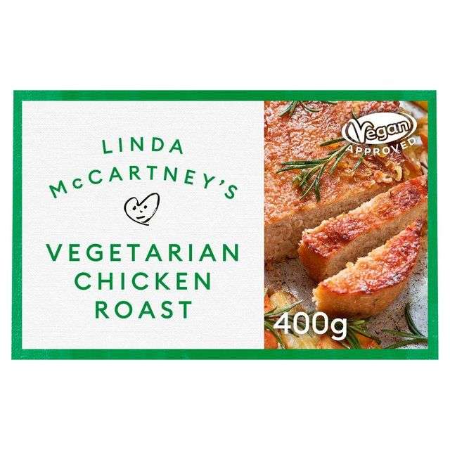Linda McCartney's Vegetarian/Vegan Chicken Roast 400g £3 @ Sainsbury's