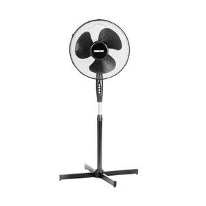 16’’ Oscillating Black Pedestal Stand Fan - £17.99 Delivered With Code @ Geepas