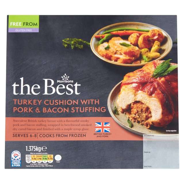 Morrisons The Best Turkey Cushion With Pork & Bacon Stuffing 1.375kg - £3.99 instore only @ Morrisons, Rotherham