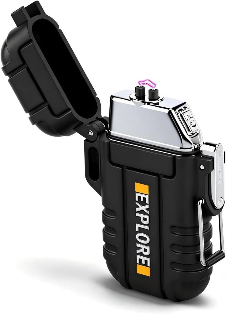 LcFun Electric Arc Plasma Lighter USB C Rechargeable, Flameless Windproof - Sold by Lcfun - FBA