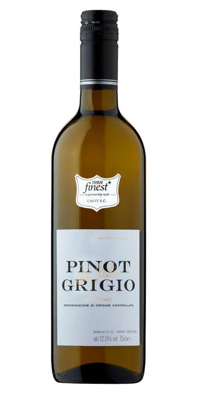 Tesco Finest Pinot Grigio | 6 Bottles - £4.50 each