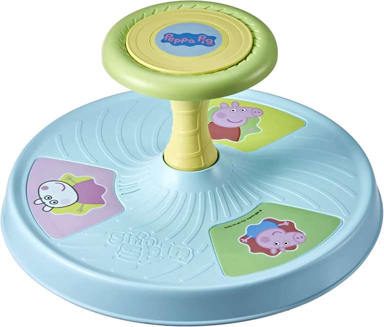 Playskool Peppa Pig Sit 'n Spin Musical Classic Spinning Activity Toy for Toddlers Ages 18 Months and Up - £26.49 @ Amazon