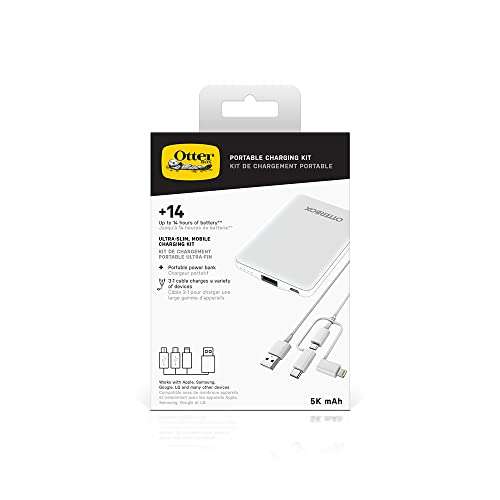 OtterBox Power Bank, 5000mAh Portable Charger with USB-A 10W and Micro-USB 10W Output