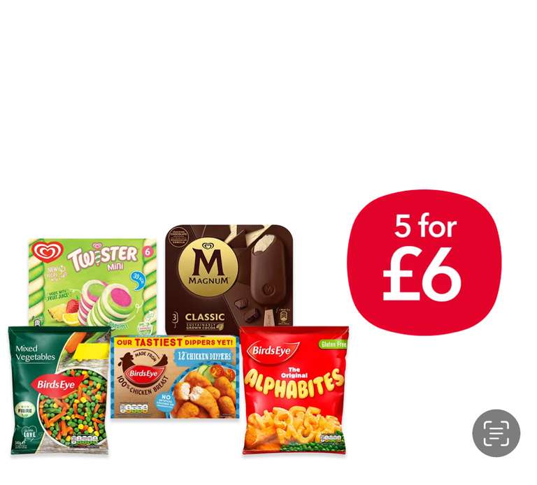 Co-Op Freezer Favourites Meal Deal Just - Join For Exclusive Member Offers