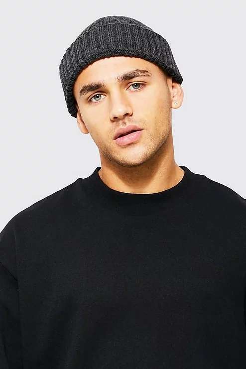 Mens Beanie Hats From £1 + Free Next day Delivery With Code @ Boohooman