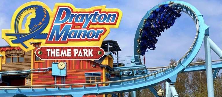Drayton Manor Theme Park 2 for 1 Entry Tickets