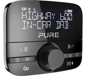 Pure Highway 400P In Car DAB+/DAB Digital Radio FM Adapter - Black - £39.96 / Or Pure Highway 600P - £59.96, with code @ eBay / red-rock-uk