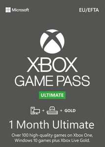 Xbox Game Pass Ultimate 1 Month - (READ DESCRIPTION!) - 29p with code @ Kinguin / MGG Studio
