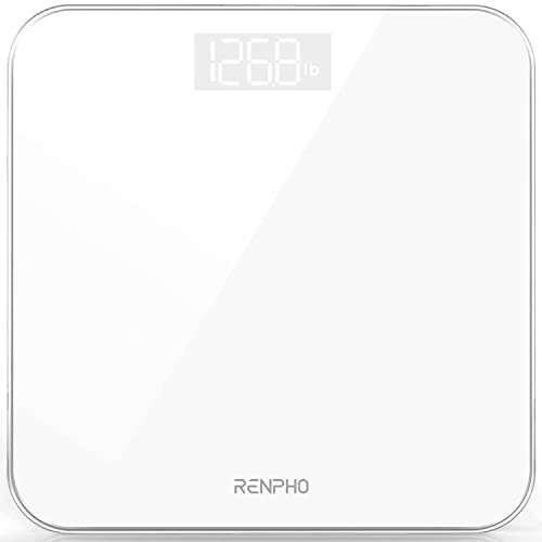 RENPHO Digital Bathroom Scales Weighing Scale with High Precision Sensors Body Weight Scale (Stone/lb/kg) £9.99 @ Amazon