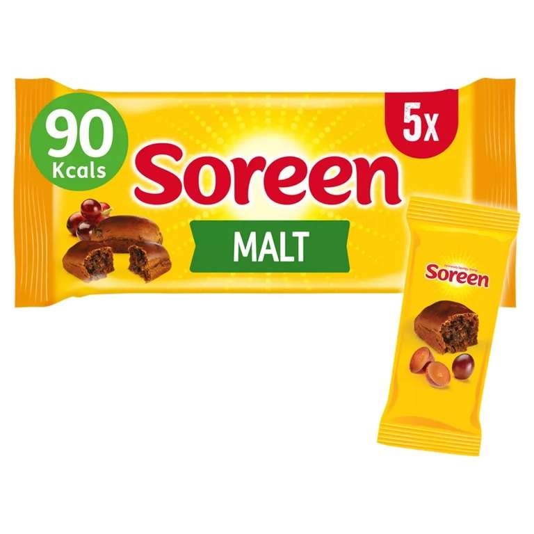 Soreen Malt Lunchbox Loaves 5 pack