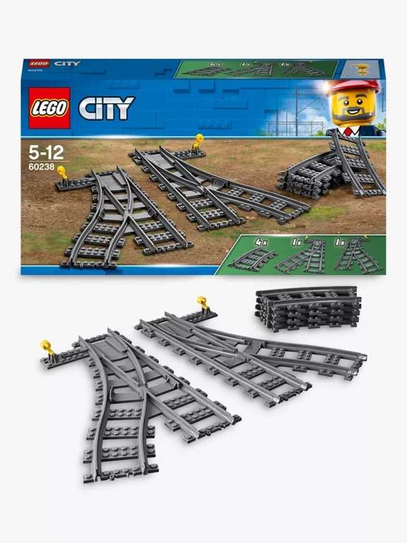 Lego City Sets 20% Off e.g. LEGO City 60238 Switch Tracks £14.39 - £2.50 C&C