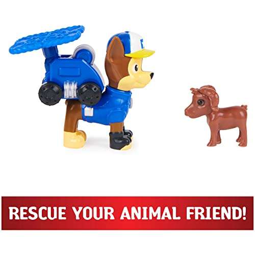 Paw Patrol Big Truck Pups Chase Action Figure with Clip-on Rescue Drone & Animal Friend - £4.17 @ Amazon