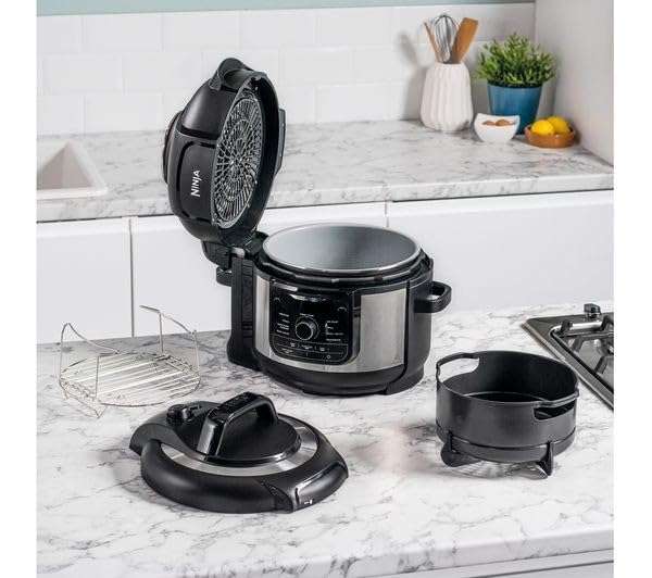 Ninja Foodi 9-in-1 Air Fryer  Multicooker, Cooker, Steel pressure cooker