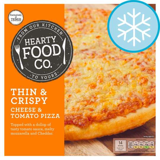 Hearty Food Thin Pepperoni Pizza 314G 67p / Cheese & Tomato 66p @ Tesco