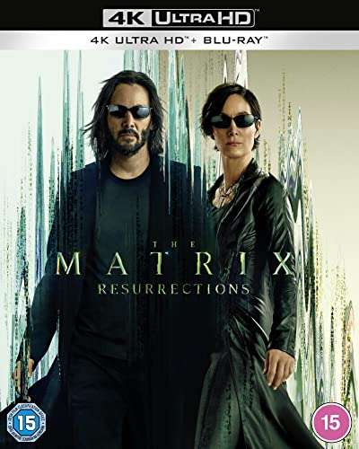 The Matrix Resurrections [4K Ultra-HD] [Blu-ray] [2021] [Region Free] £9.99 @ Amazon