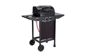 Argos Home 2 Burner with Side Burner Gas BBQ 34 x 45cm Cooking Area Free C&C