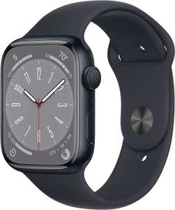 Apple Watch Series 8 GPS + Cellular, 41mm Aluminium Case with Sport Band Midnight or Starlight