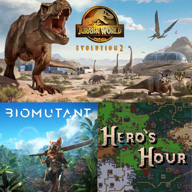 [PC] Humble Bundle Choice - March 2023 - Jurassic World Evolution 2, Biomutant, Hero's Hour + 5 more - £8.99 @ Humble Bundle
