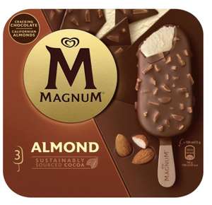 Magnum Almond Ice Creams 3 x 100ml - £2.50 @ Ocado