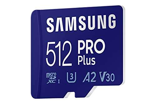 Samsung Pro plus 512GB Micro SD card with adapter