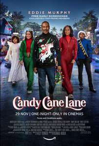 Get up to 4 Free Tickets To See Premiere Candy Cane Lane - Selected Cinemas - 29th November (Prime members)