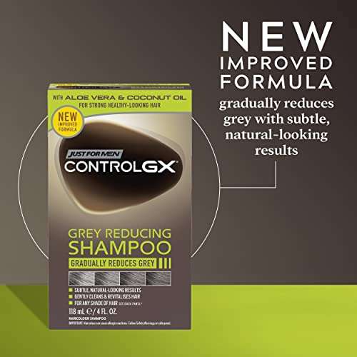 Just For Men Control GX Grey Reducing Shampoo For Grey Hair, With Coconut  Oil & Aloe Vera, £ / £ S&S @ Amazon | hotukdeals