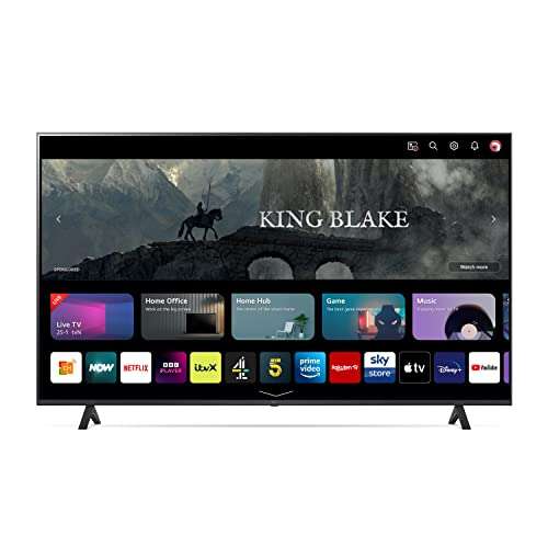 LG 50UR78006LK 50 UR78 4K LED Smart TV £314.10 / 65 £468.90 / 75 £674.10  / 86 £1169.10 With Code