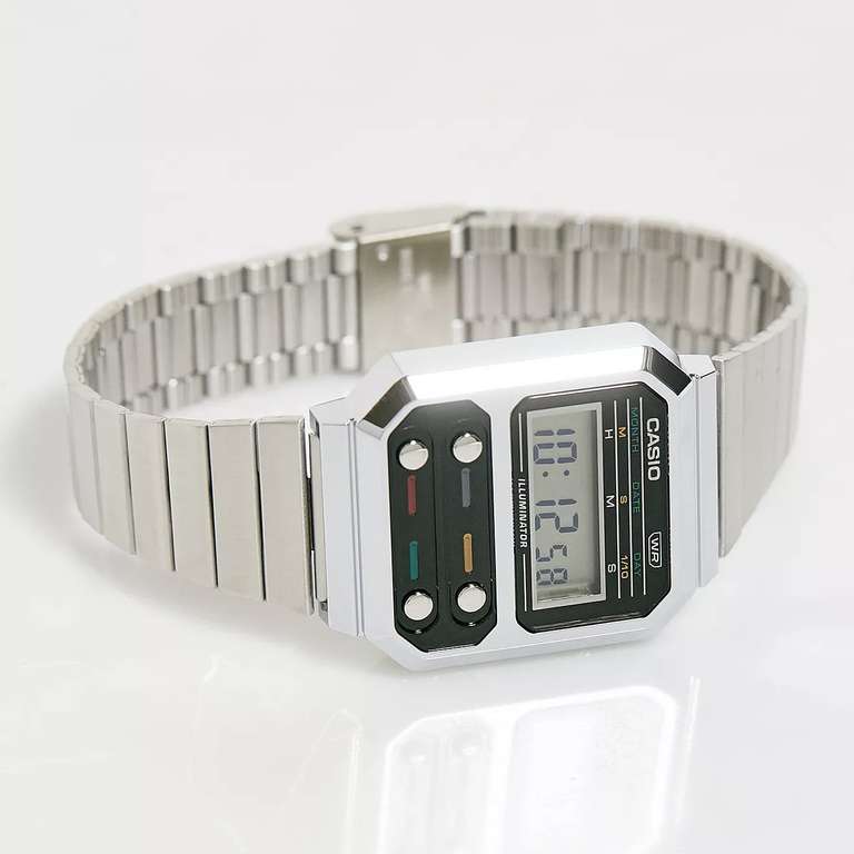 Casio A100WE Silver Watch - £29 / £32.99 delivered @ Urban Outfitters
