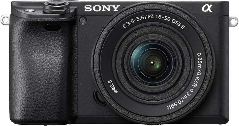 Sony Alpha 6400 APS-C Mirrorless Camera with 16-50mm Lens - with Prime