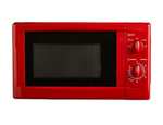 Manual Microwave - Red 17 litre 700w £47 with free click & collect @ Asda/George Home