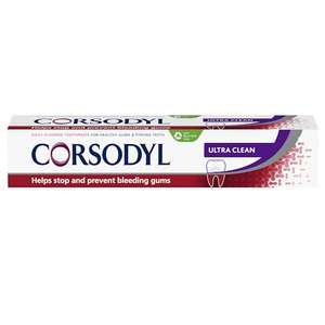 Corsodyl Ultra Clean Toothpaste for Gum Care 75ml (£2.38/£2.13 on Subscribe & Save)