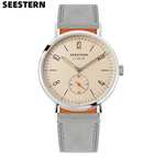 Seestern S382 watch 38mm, 9.5mm thick, Sapphire, Seagull St1701 - Sold by SEESTERN Mechanical Dive Watch Official Store