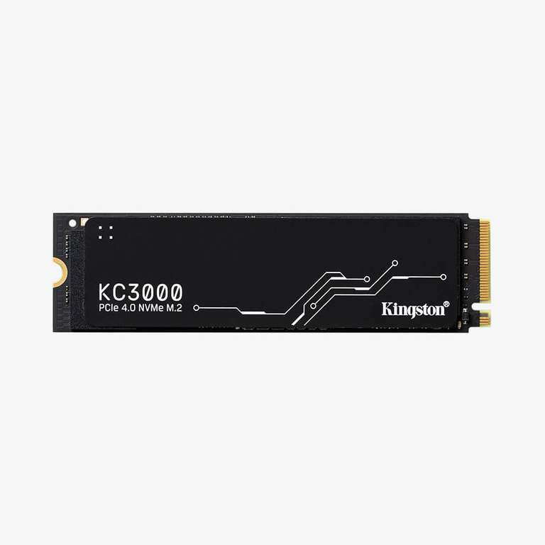 2TB Kingston KC3000 PCIe 4.0 NVMe M.2 SSD ( 7000 MBps read / 7000 MBps write)