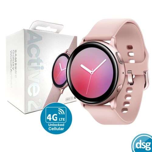 Samsung Galaxy Watch Active2 40mm 4G LTE Unlocked Pink Gold sold by dsg_outlet