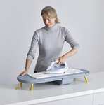 Joseph Joseph Pocket Folding Space-Saving, Compact table-top Ironing Board Regular, Grey / Yellow