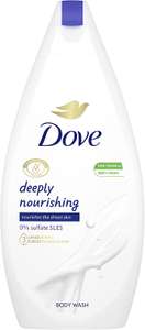 Dove Deeply Nourishing Body Wash Shower Gel 450 ml : £1.75 (£1.66/£1.49 S&S) + 5% Voucher On 1st S&S @ Amazon