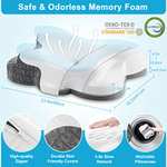 Elviros Cervical Memory Foam Neck Pillow with voucher - Mohan Limited FBA