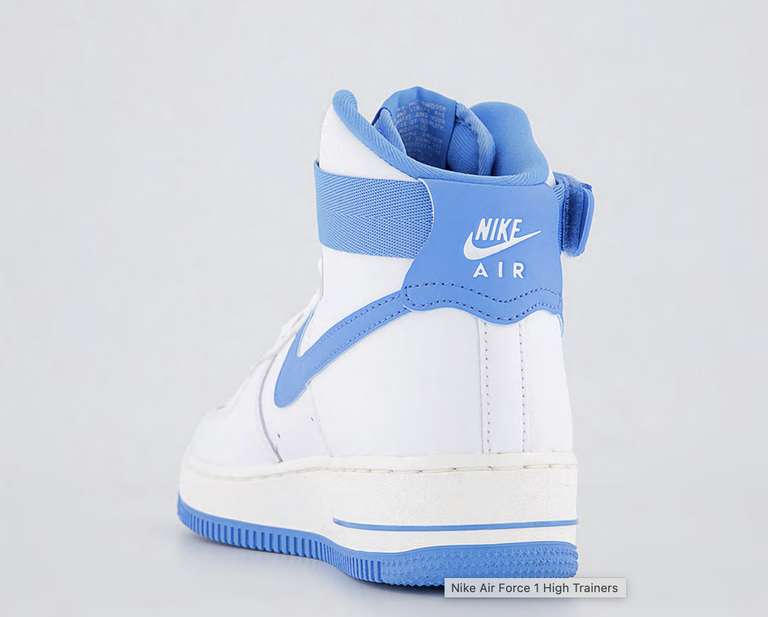 Nike Air Force 1 High Trainers White University Blue - £65 at Office