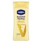 Vaseline Intensive Care Essential Healing Body Lotion with ultra-hydrating lipids and oat extract for dry skin 200 ml (or S&S £1.76)