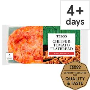 Tesco Cheese & Tomato Flatbread 225G (Clubcard Price)