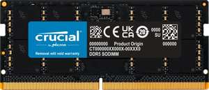 Crucial RAM 16GB DDR5 5200MHz (or 4800MHz) Laptop Memory CT16G52C42S5